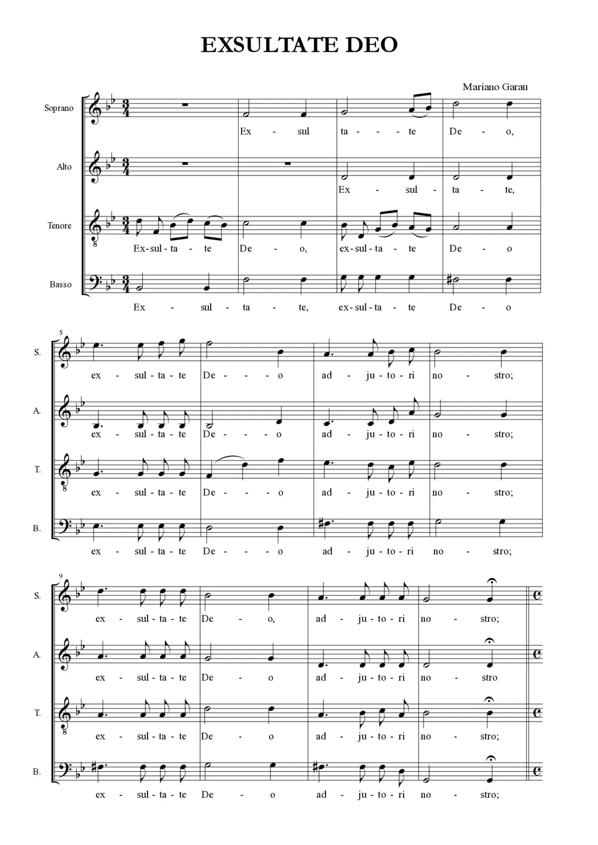 Exsultate Deo 2025 - Page 1