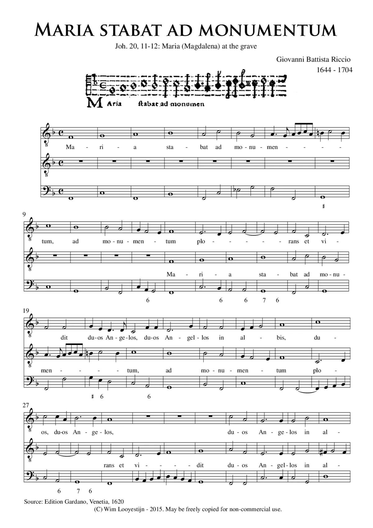 Maria stabat - Page 1