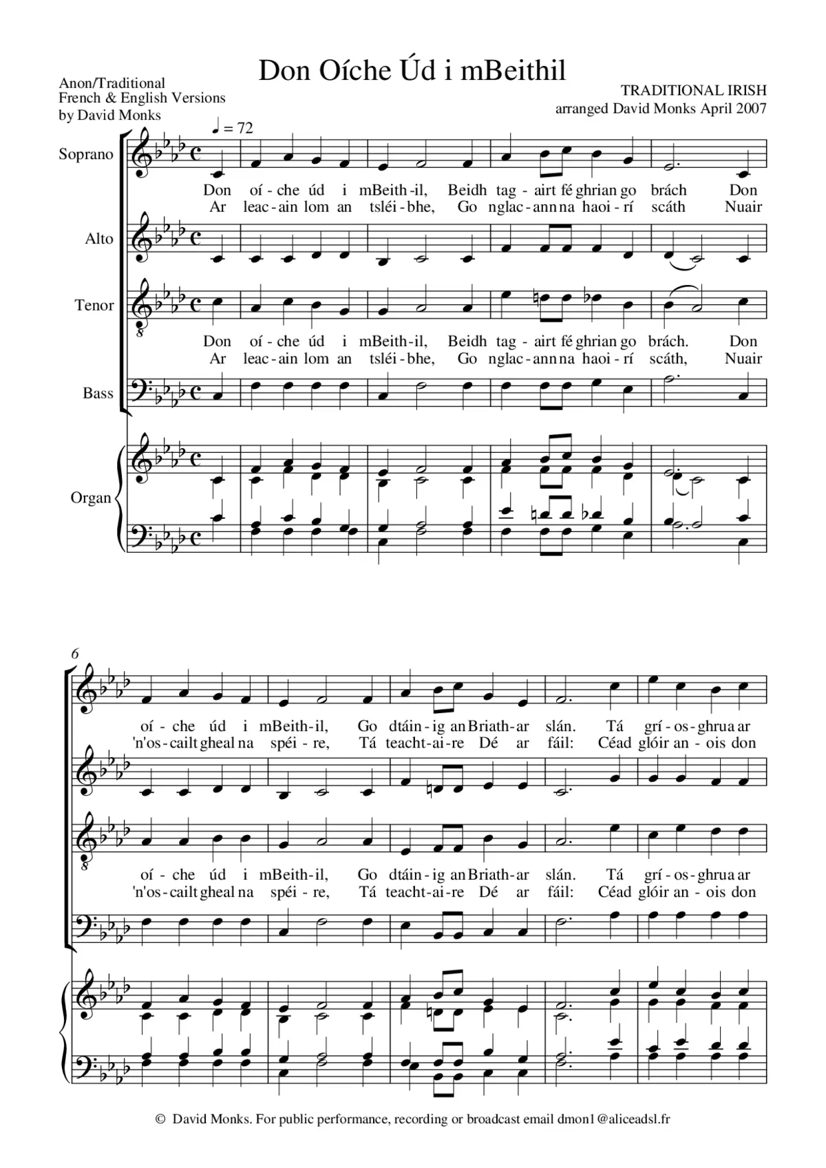Don oíche úd i mBeithil - Page 1