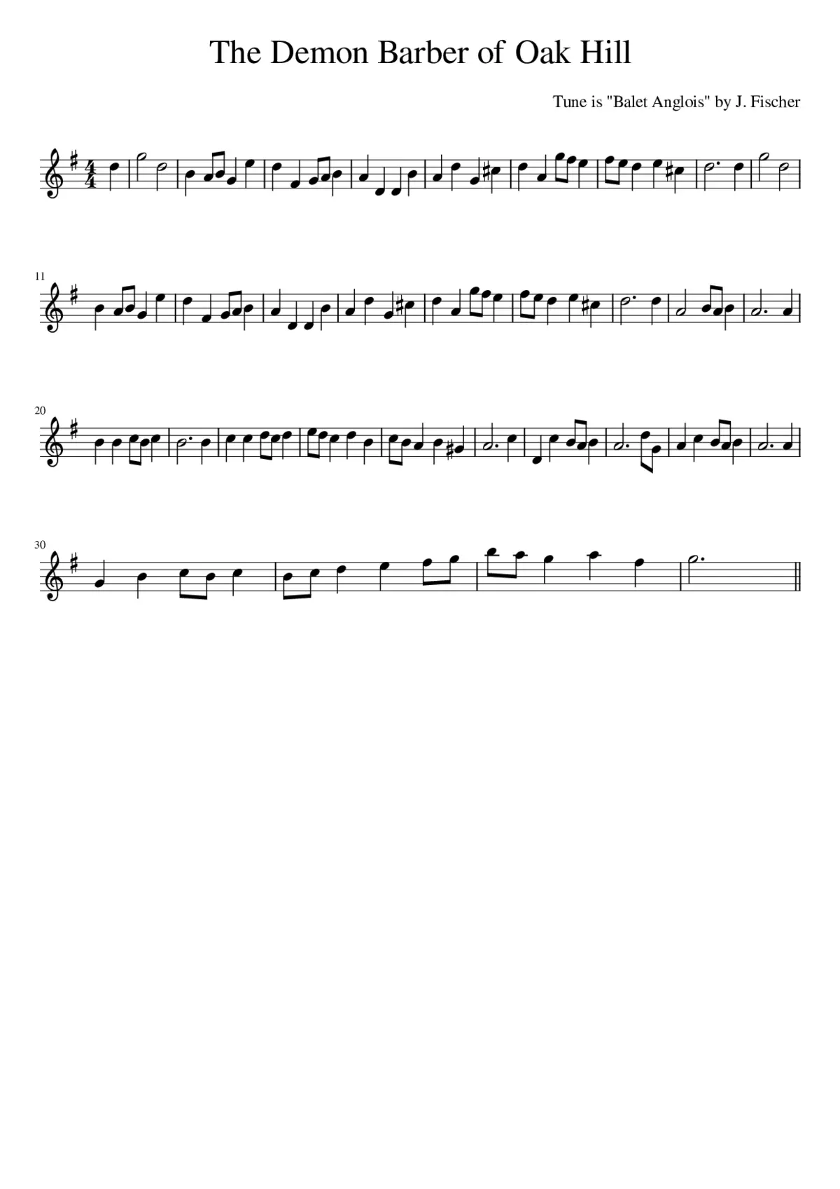 The Demon Barber of Oak Hill - Page 1