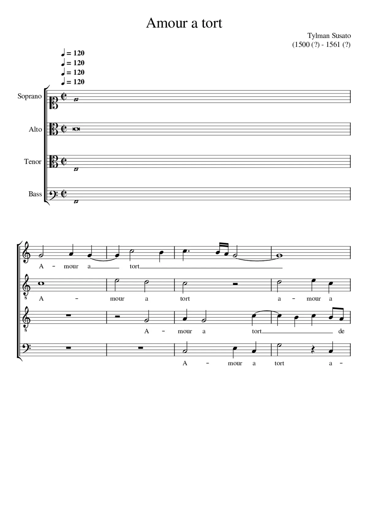 Amour a tort - Page 1