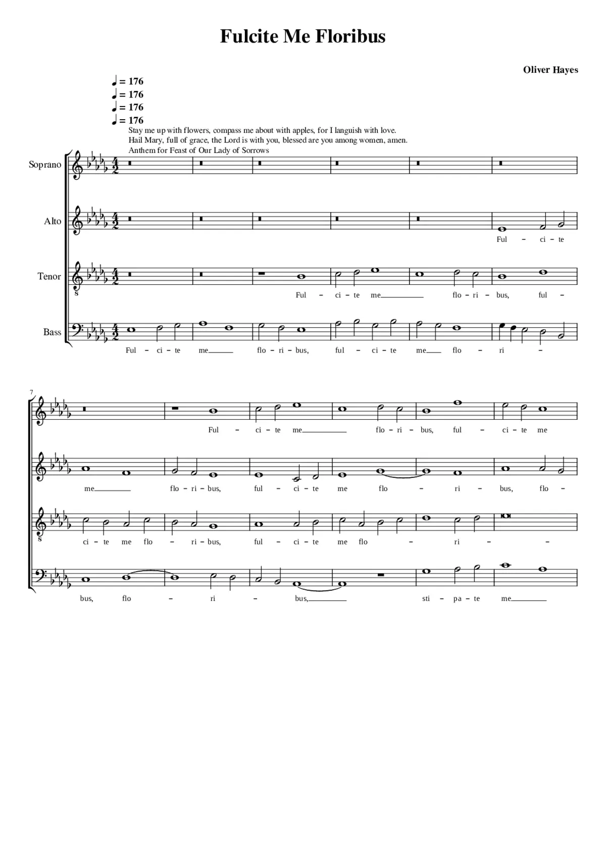 Fulcite Me Floribus - Page 1