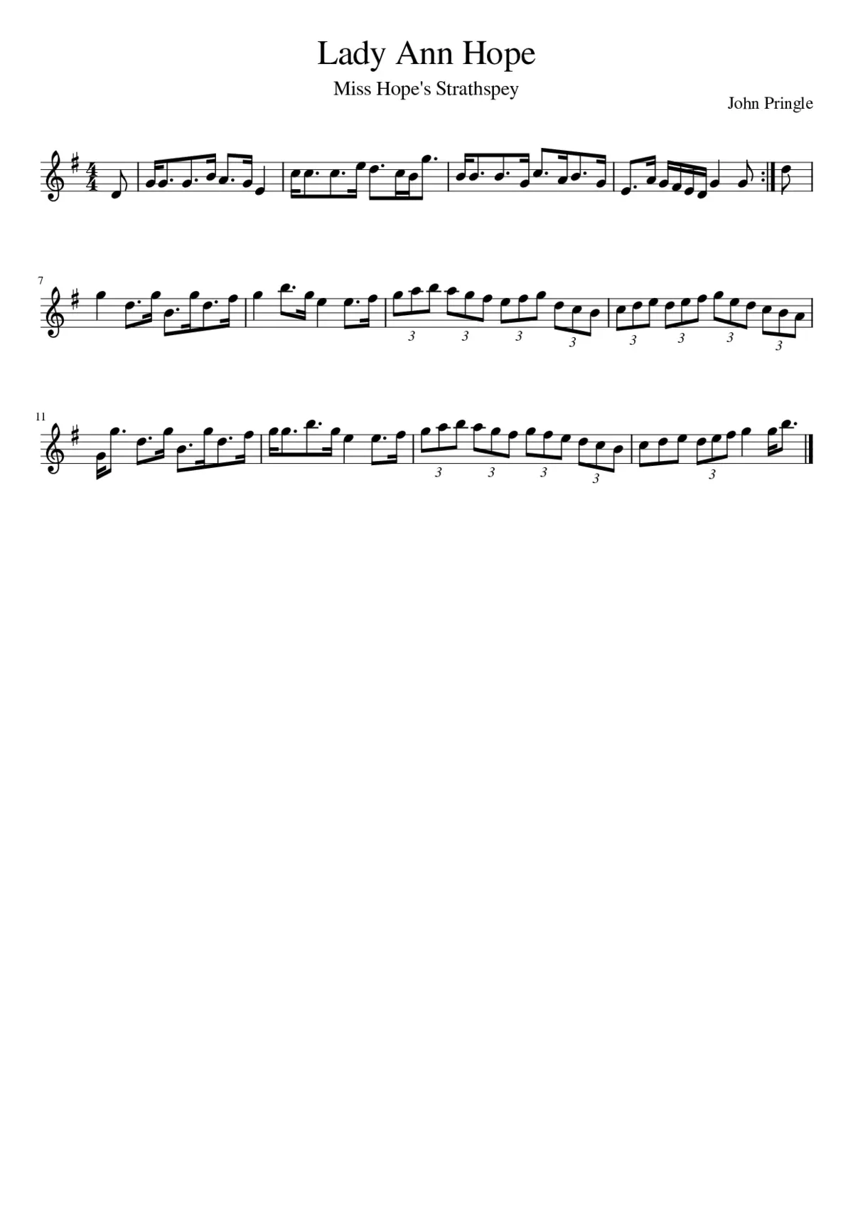 Lady Ann Hope - Page 1