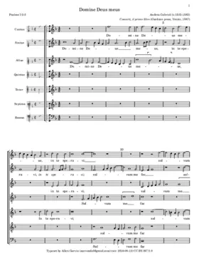 Domine Deus meus a 7