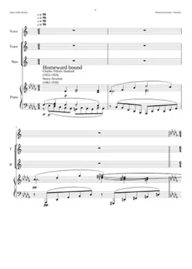 Homeward bound Op. 91:4