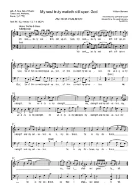 My soul truly waiteth still upon God