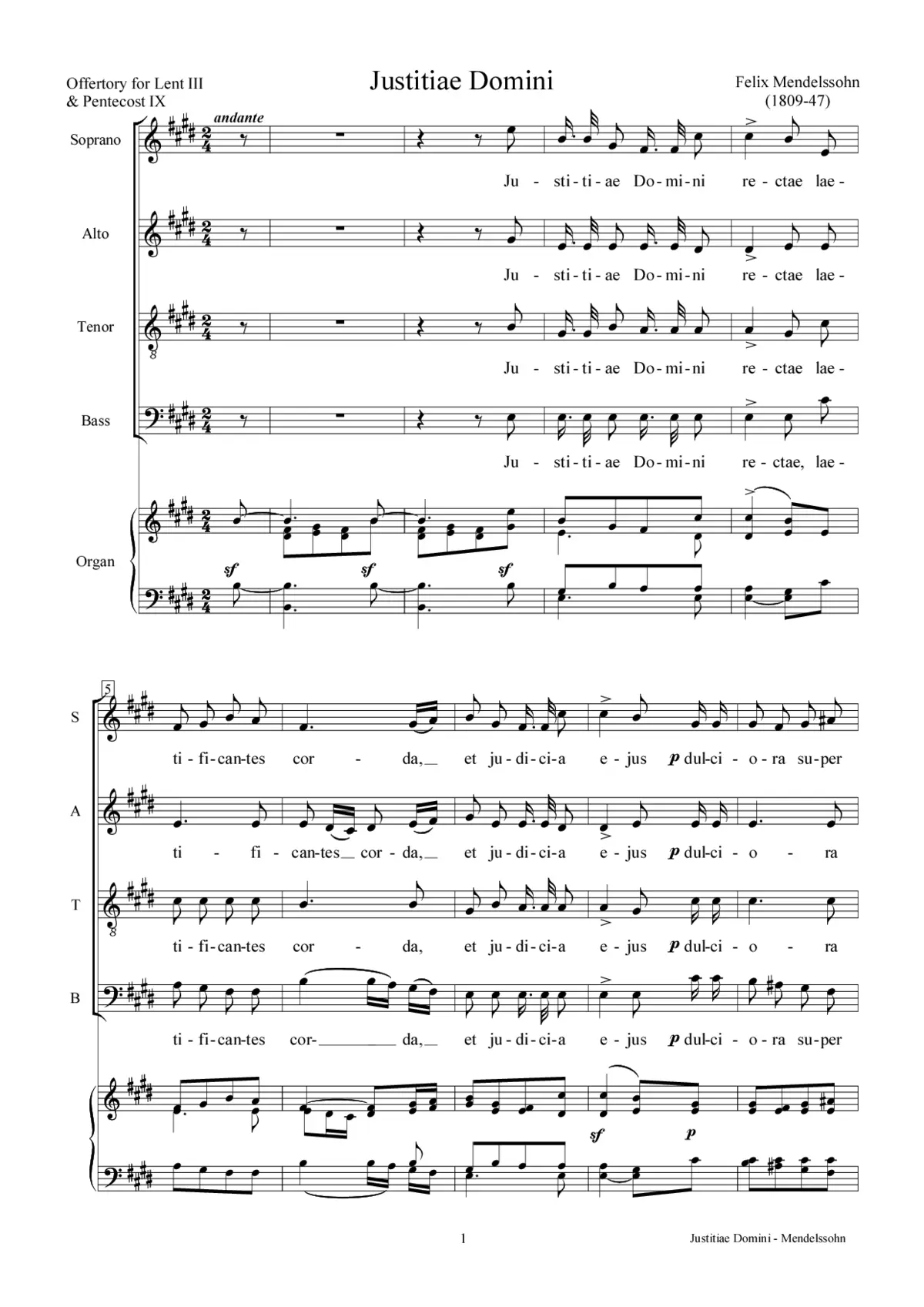 Justitiae Domini - Page 1
