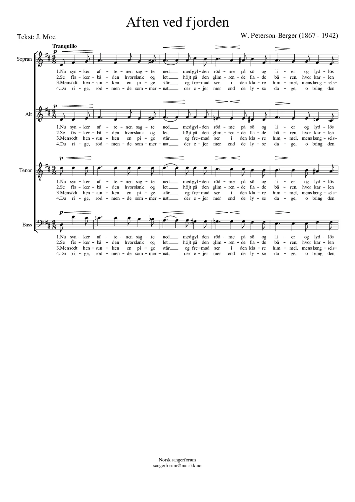 Aften ved fjorden - Page 1