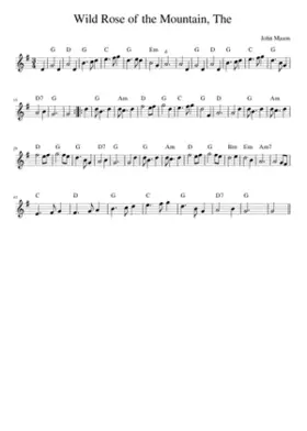 The Wild Rose of the Mountain