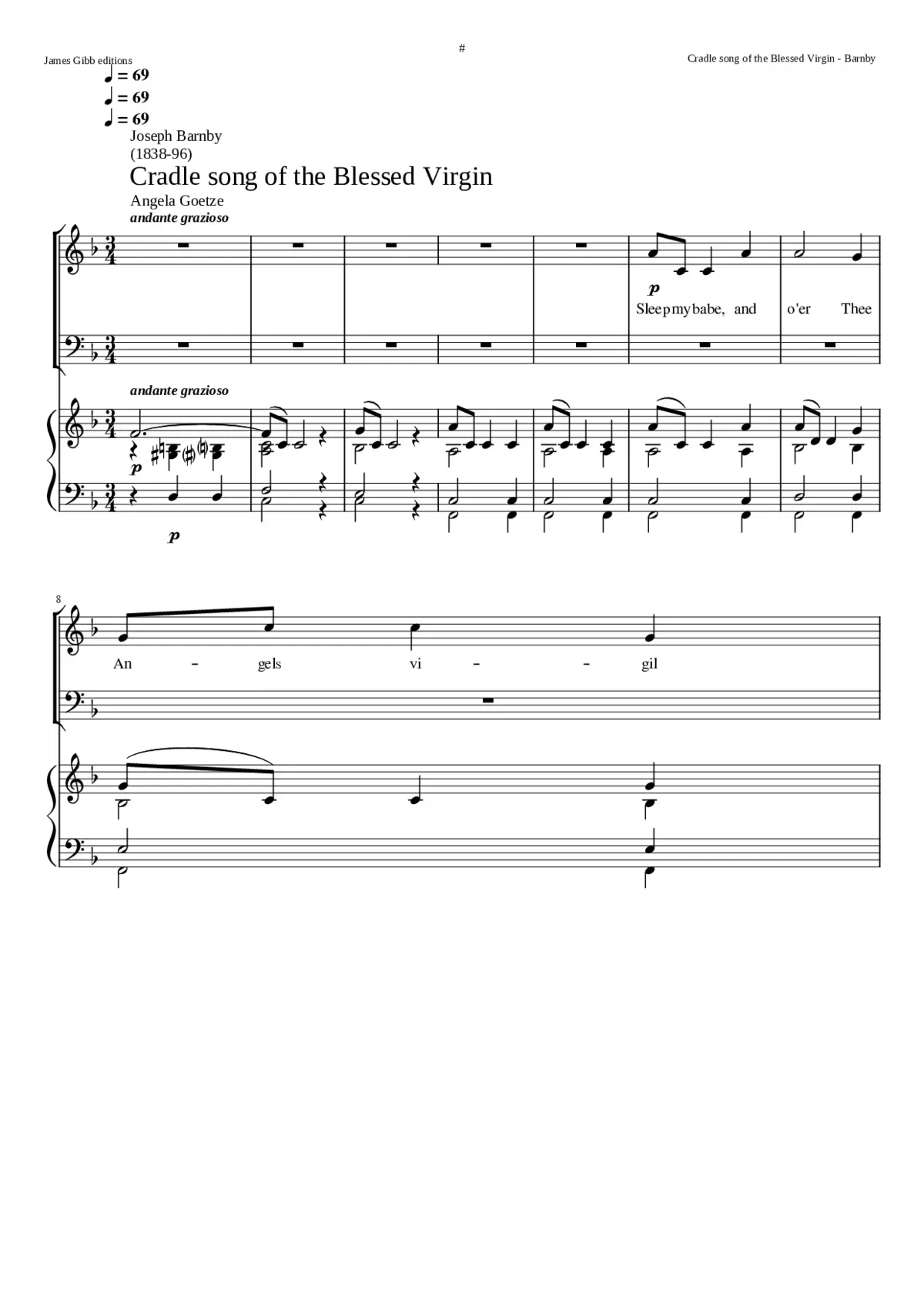 Cradle song of the Blessed Virgin - Page 1