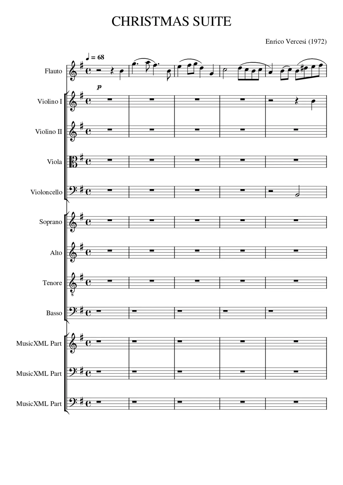 Suite di Natale (Christmas Suite) - Page 1