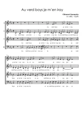 Au verd boys je m'en iray