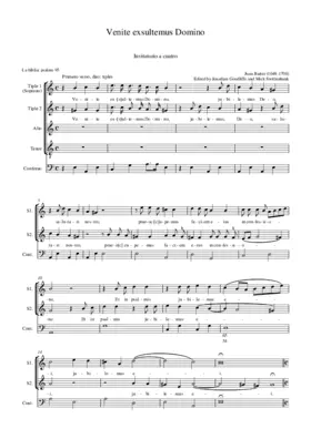 Venite exsultemus Domino