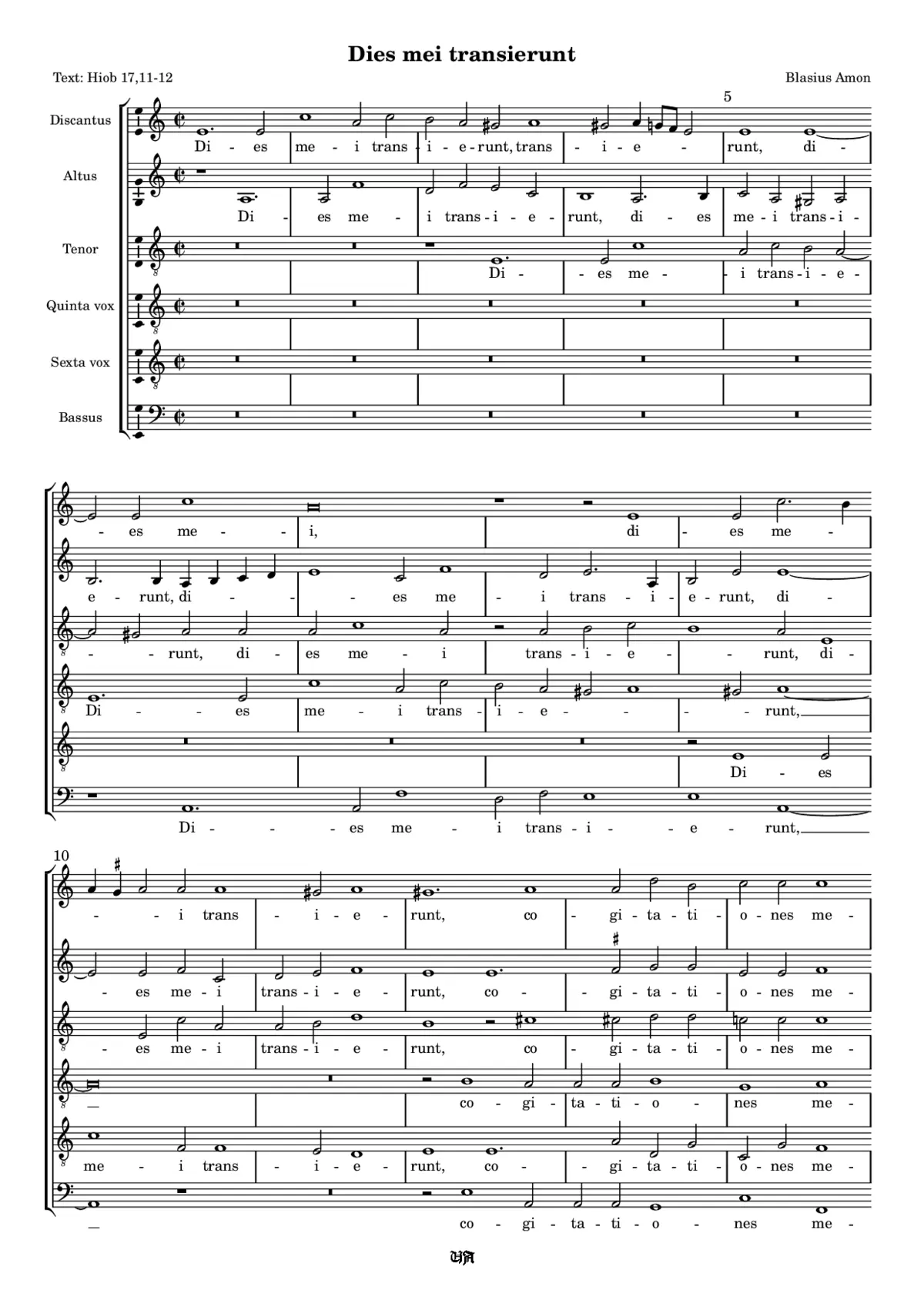 Dies mei transierunt - Page 1