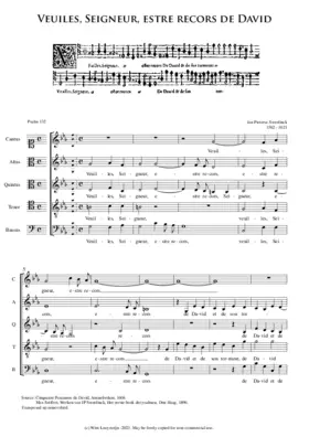 Pseaume 132 - Veuiles Seigneur este recors de David