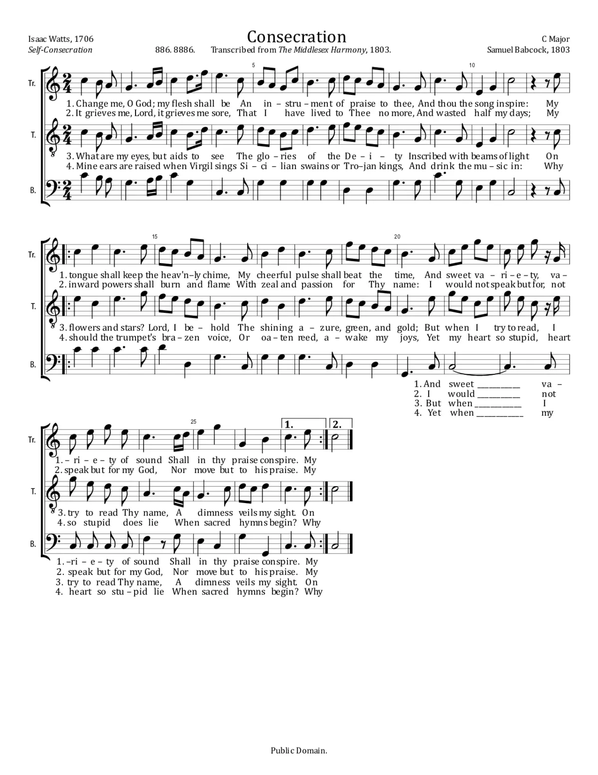 Consecration - Page 1