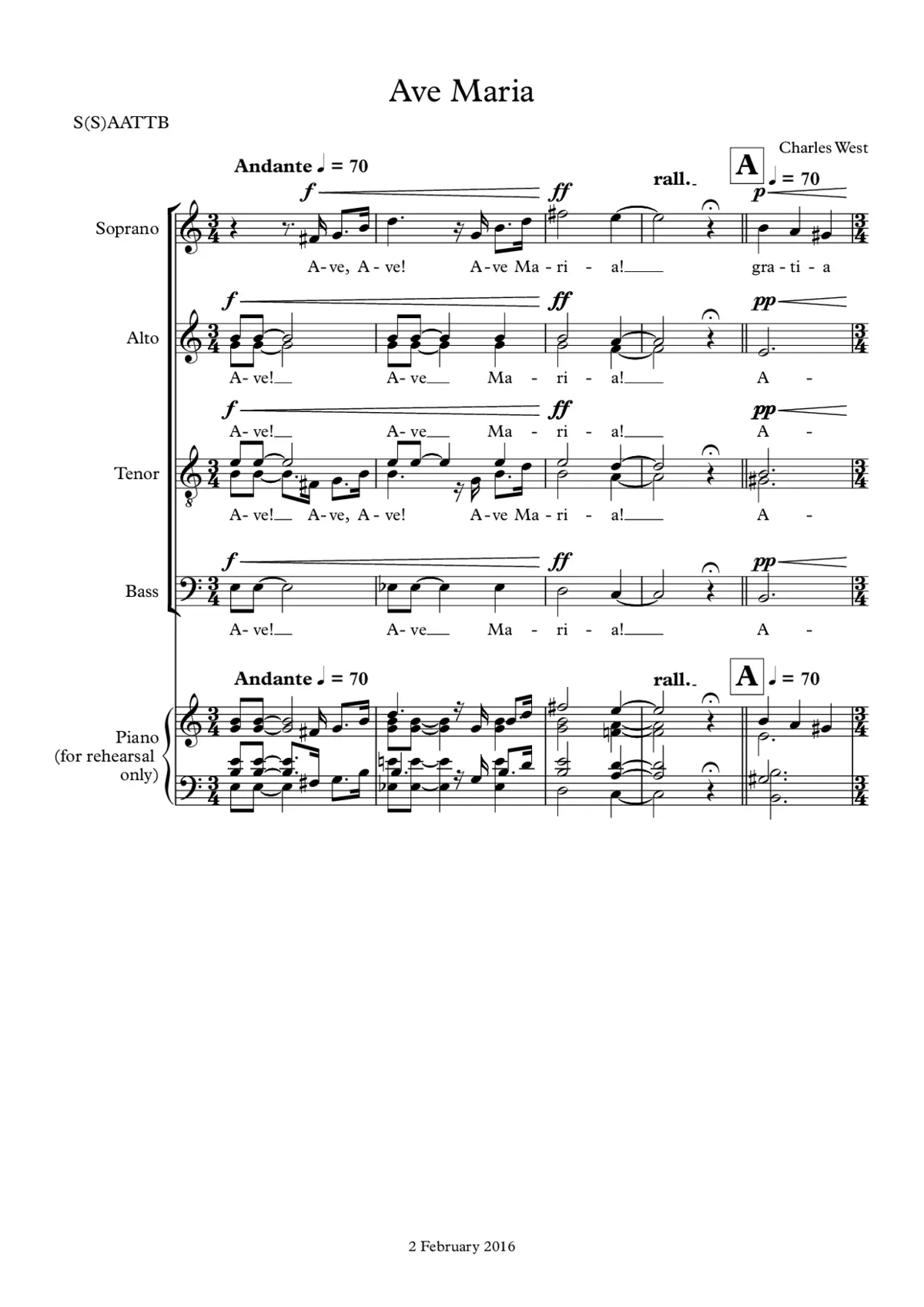 Ave Maria - Page 1