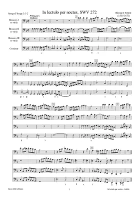 In lectulo per noctes, SWV 272