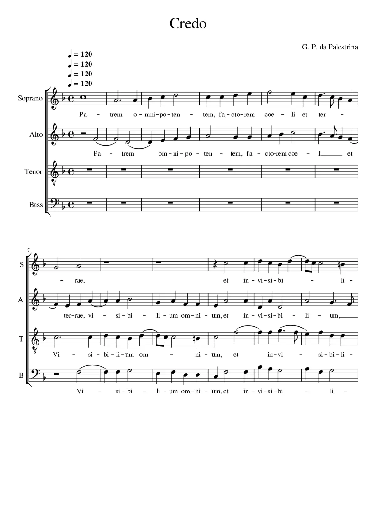 Missa brevis. - Page 1