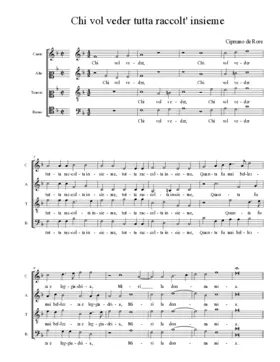 Chi vol veder tutta raccolt' insieme