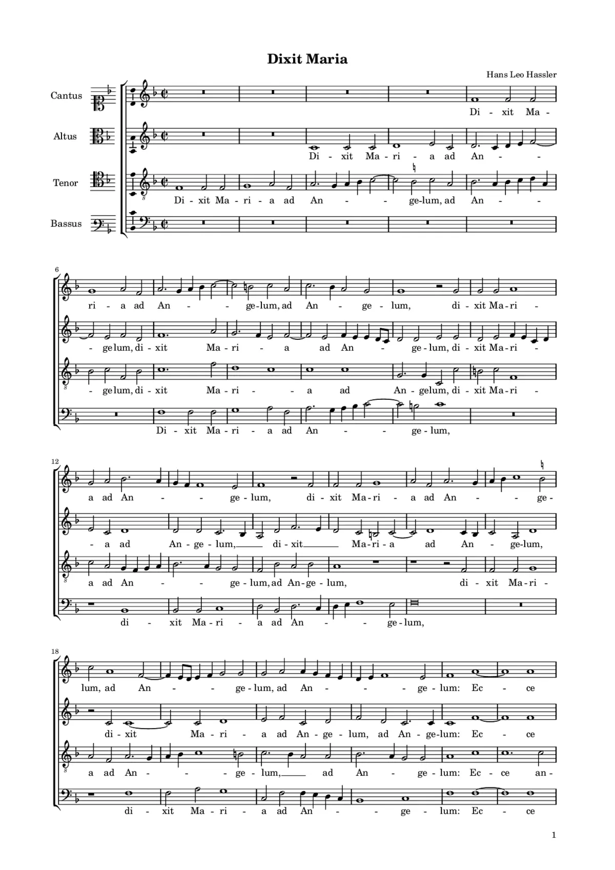 Dixit Maria - Page 1