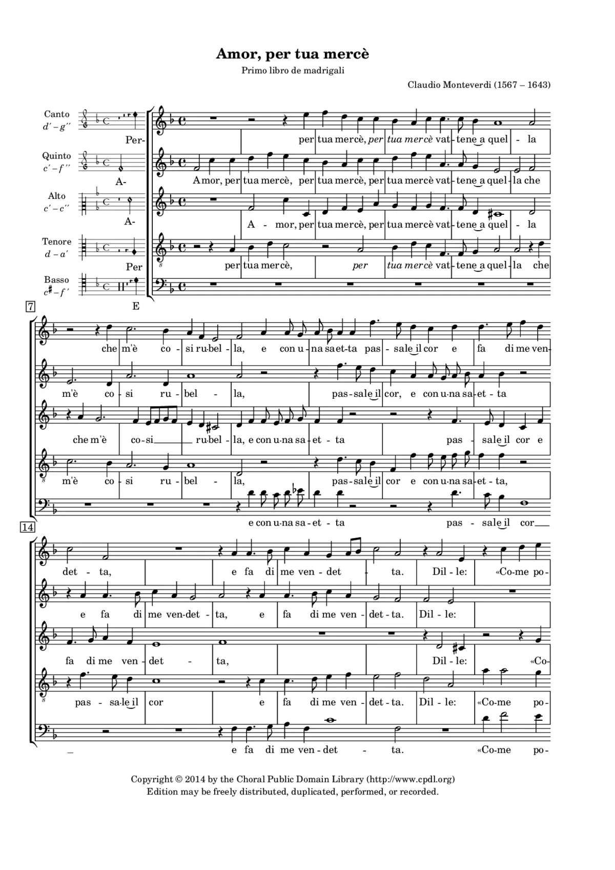 Amor per tua mercè - Page 1