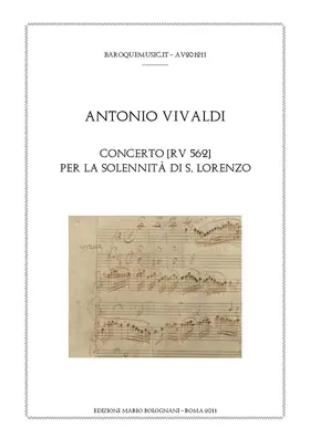 Concerto for Violin, 2 Oboes and 2 Horns in D major