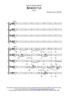 Benedictus Dominus a9 (tone i)
