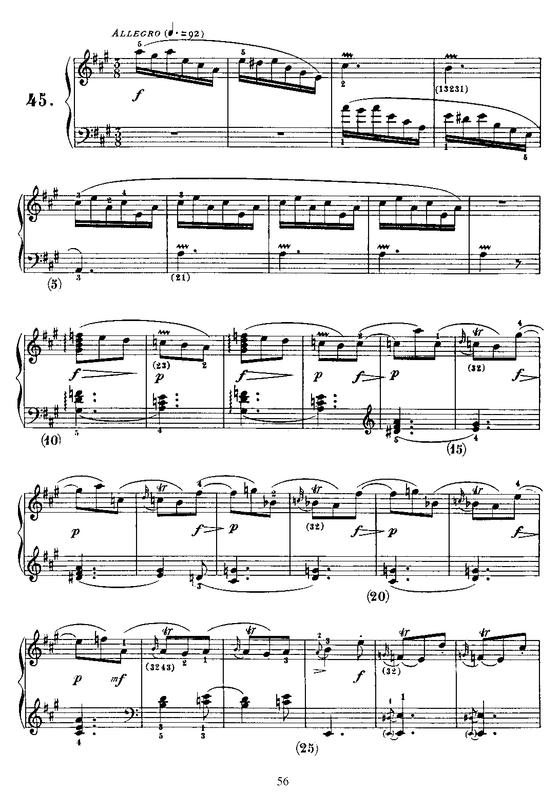 Keyboard Sonata in A major - Page 1