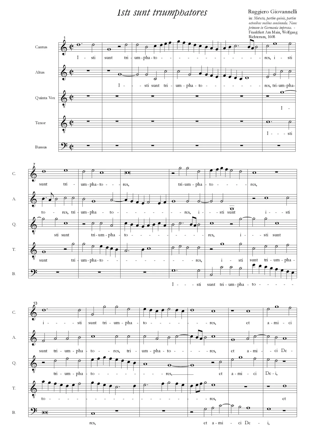 Isti sunt triumphatores - Page 1