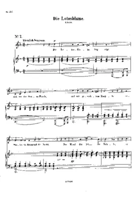 Die Lotosblume, Op. 25 No. 7