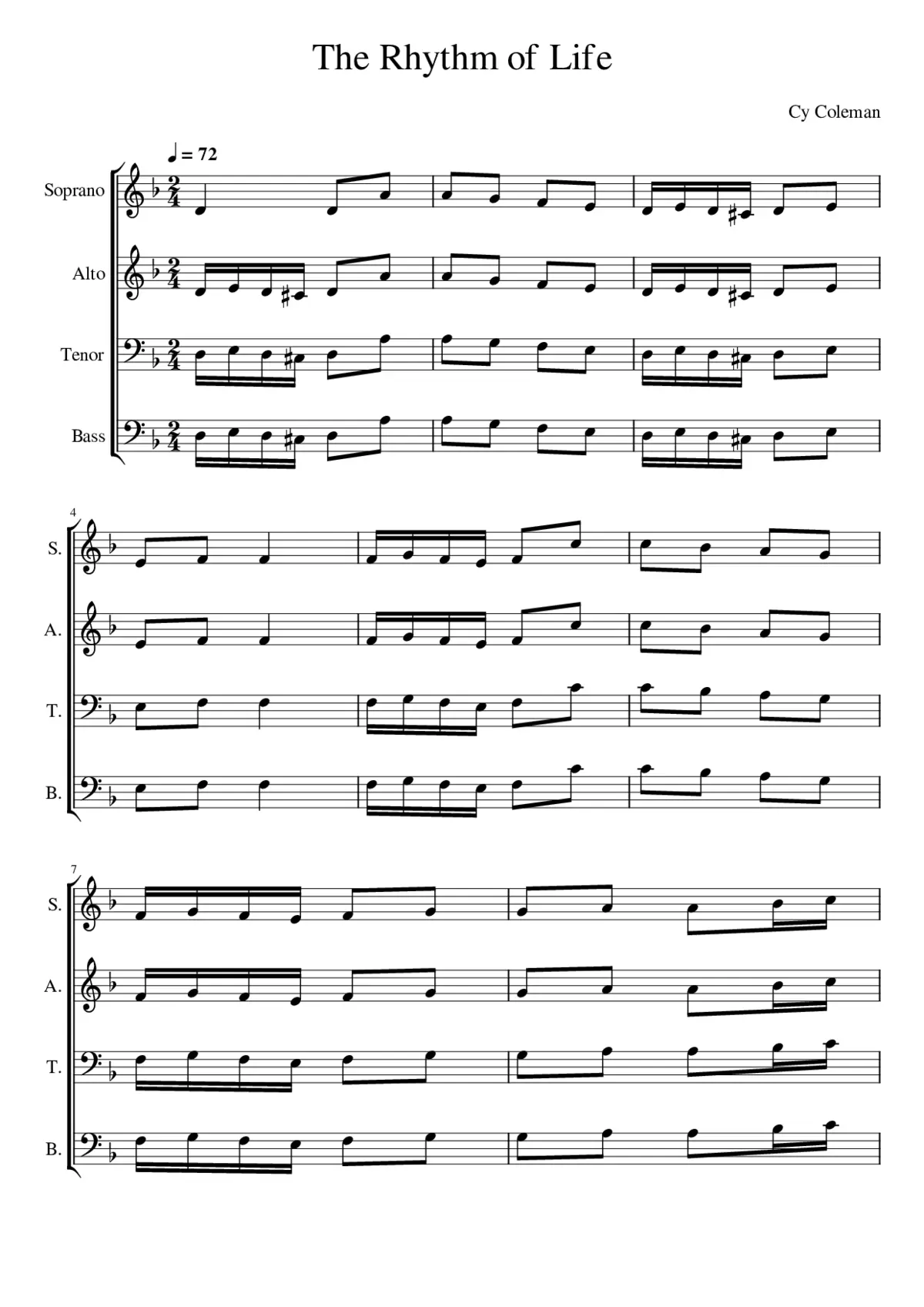 The Rhythm of Life - Page 1