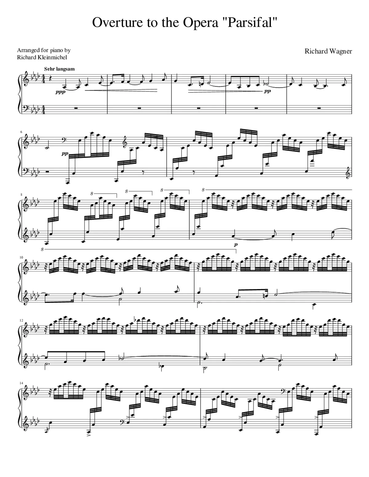 Parsifal WWV 111 - Page 1