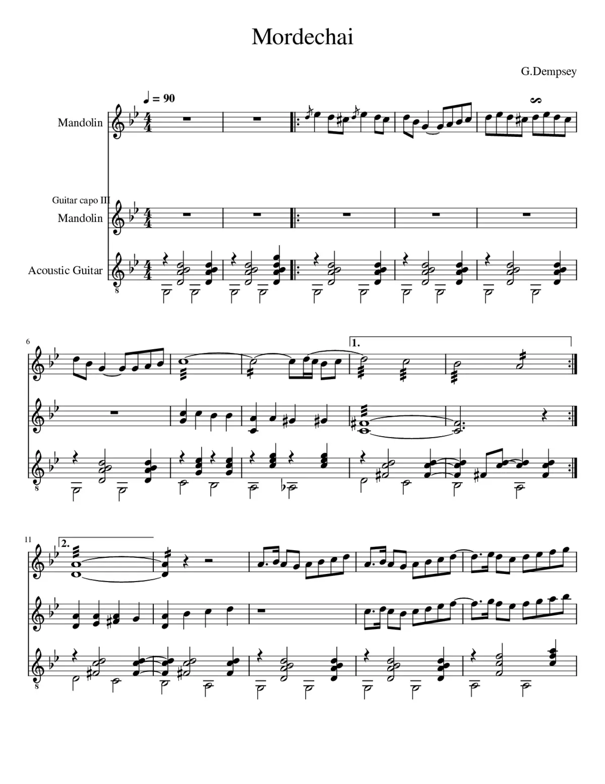 Mordechai - Page 1