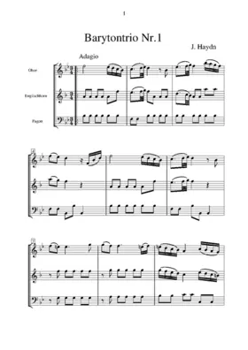 Baryton Trio in A major