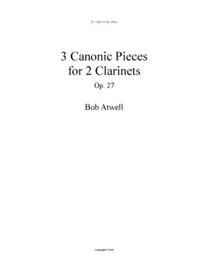 3 Canonic Pieces