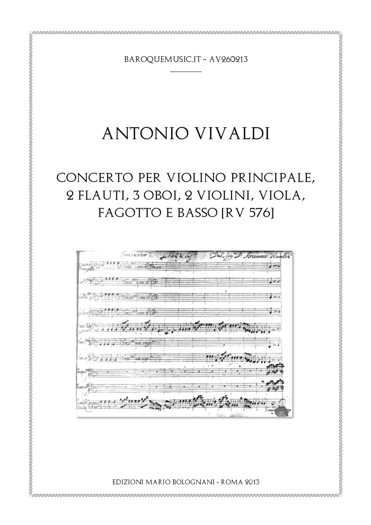 Concerto in G minor - Page 1