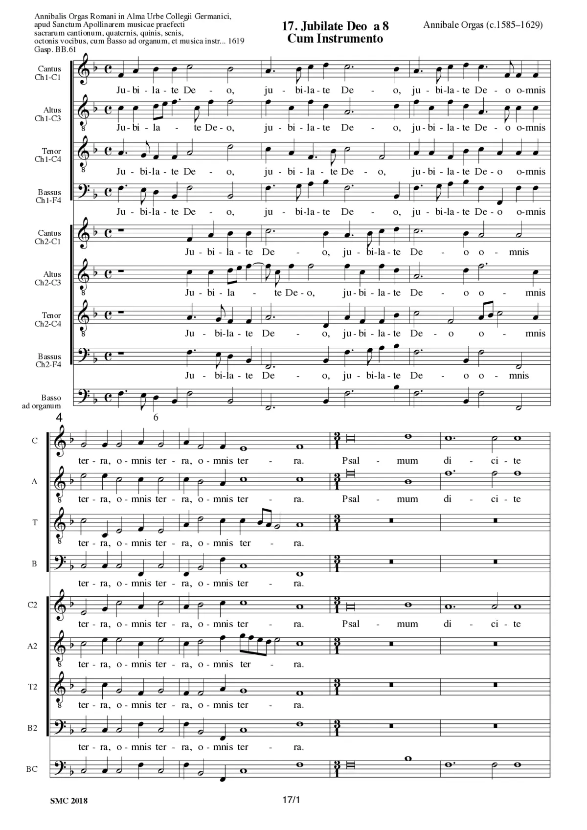 Jubilate Deo - Page 1