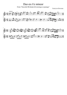 Duo en r\'e mineur