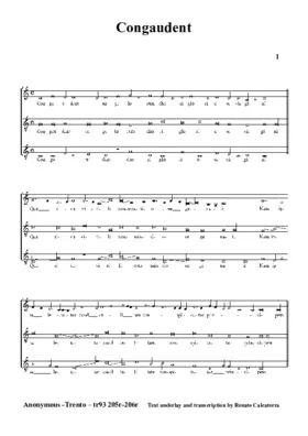 Congaudent angelorum III