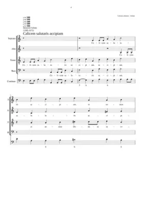 Calicem salutaris accipiam SWV 60