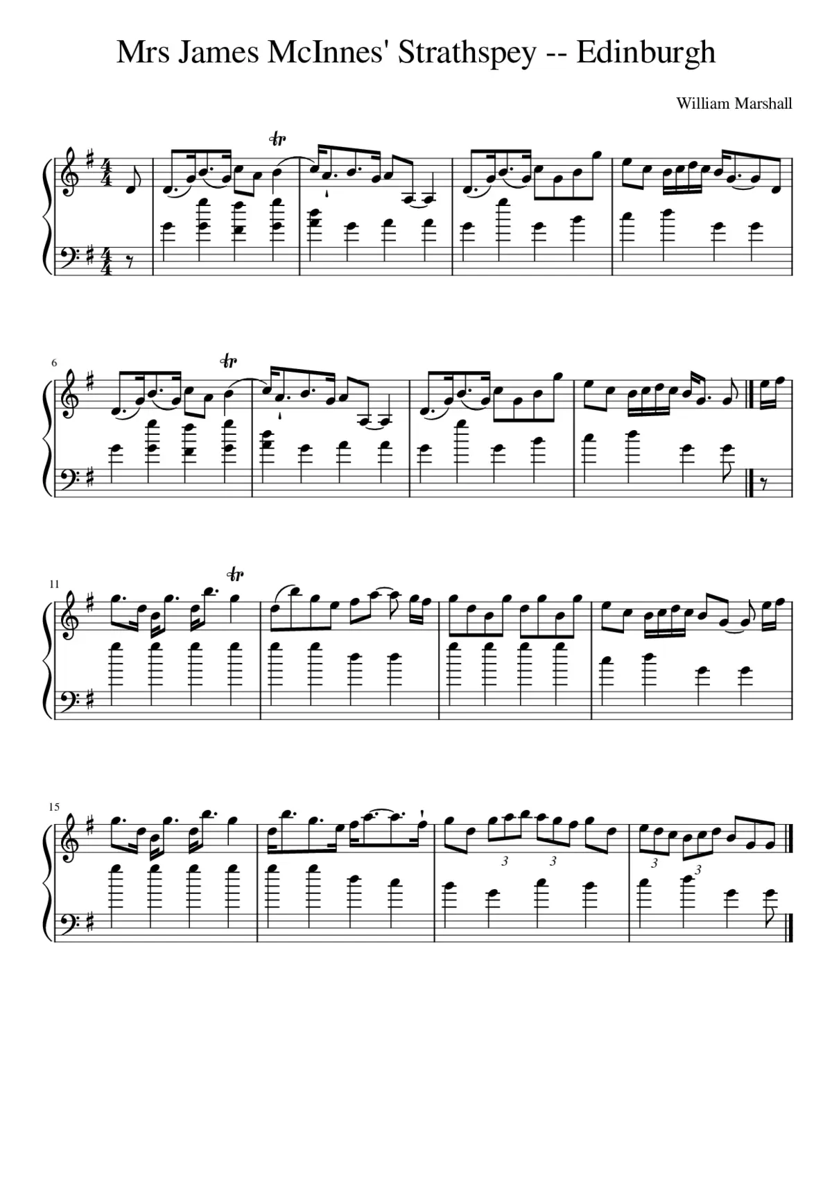 Mrs James McInnes' Strathspey -- Edinburgh - Page 1