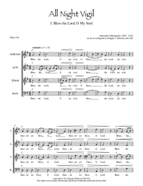 Bless the Lord, O my soul