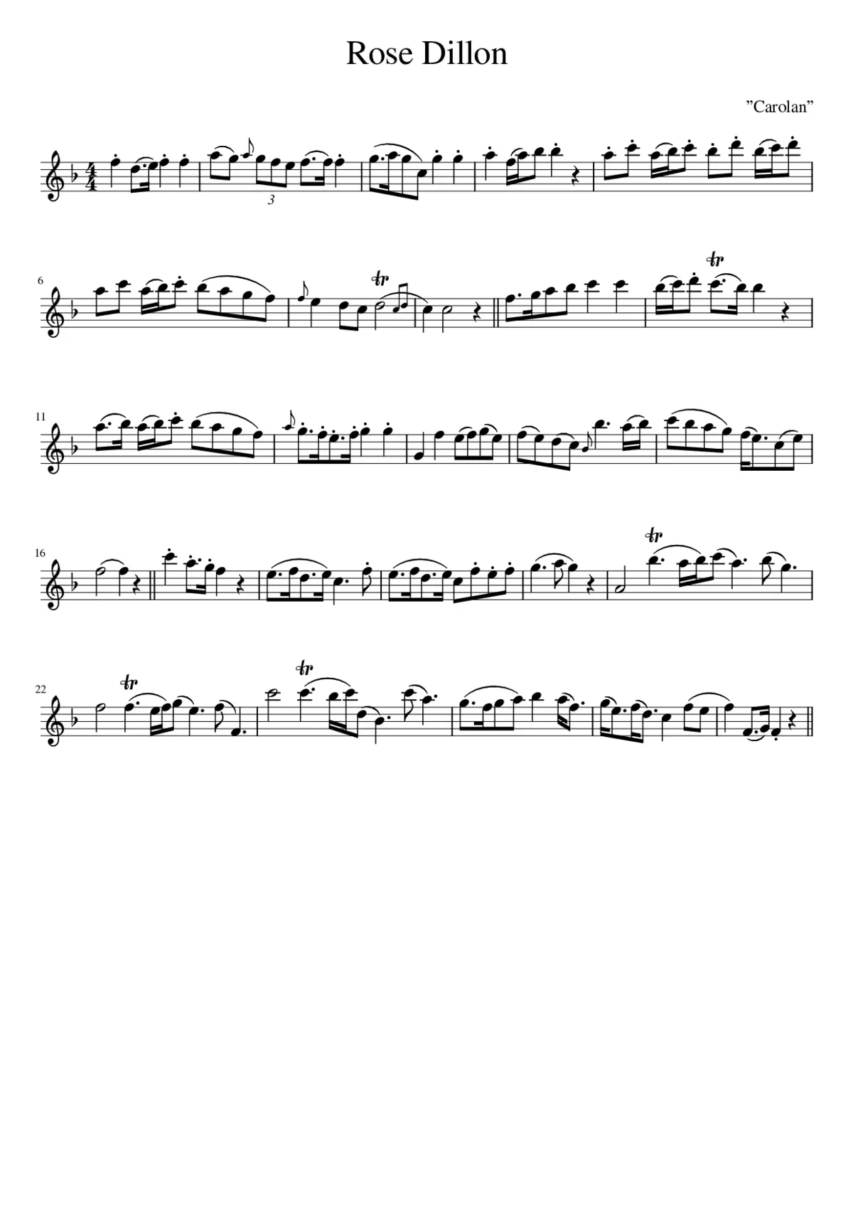 Rose Dillon - Page 1