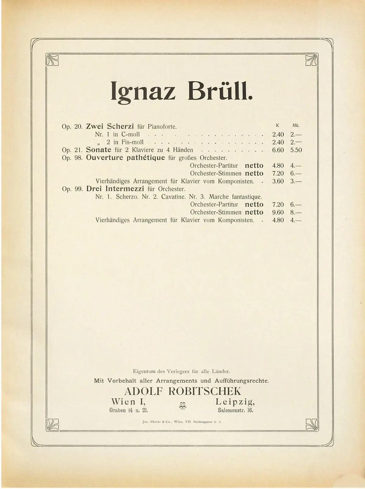 3 Intermezzi - Page 1