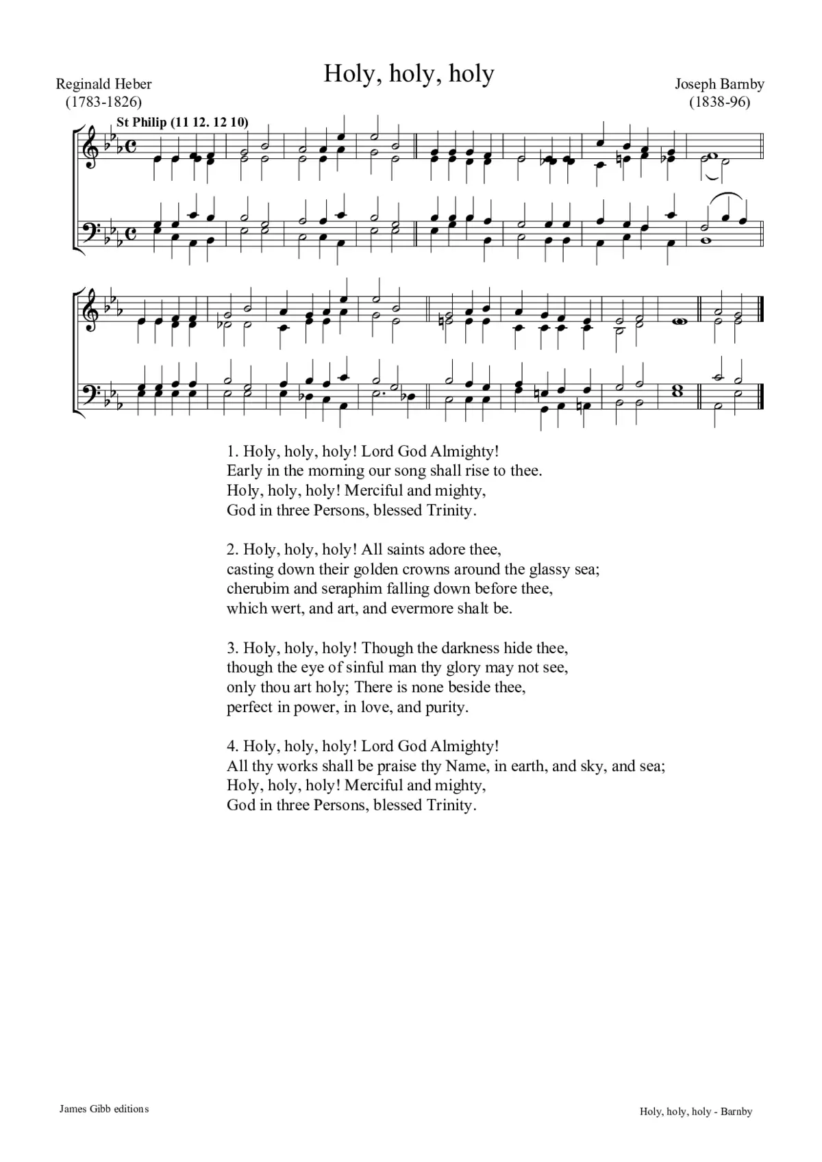 Holy, holy, holy - Page 1