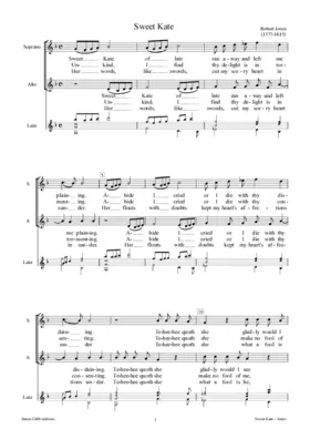 Sweet Kate of late ran away