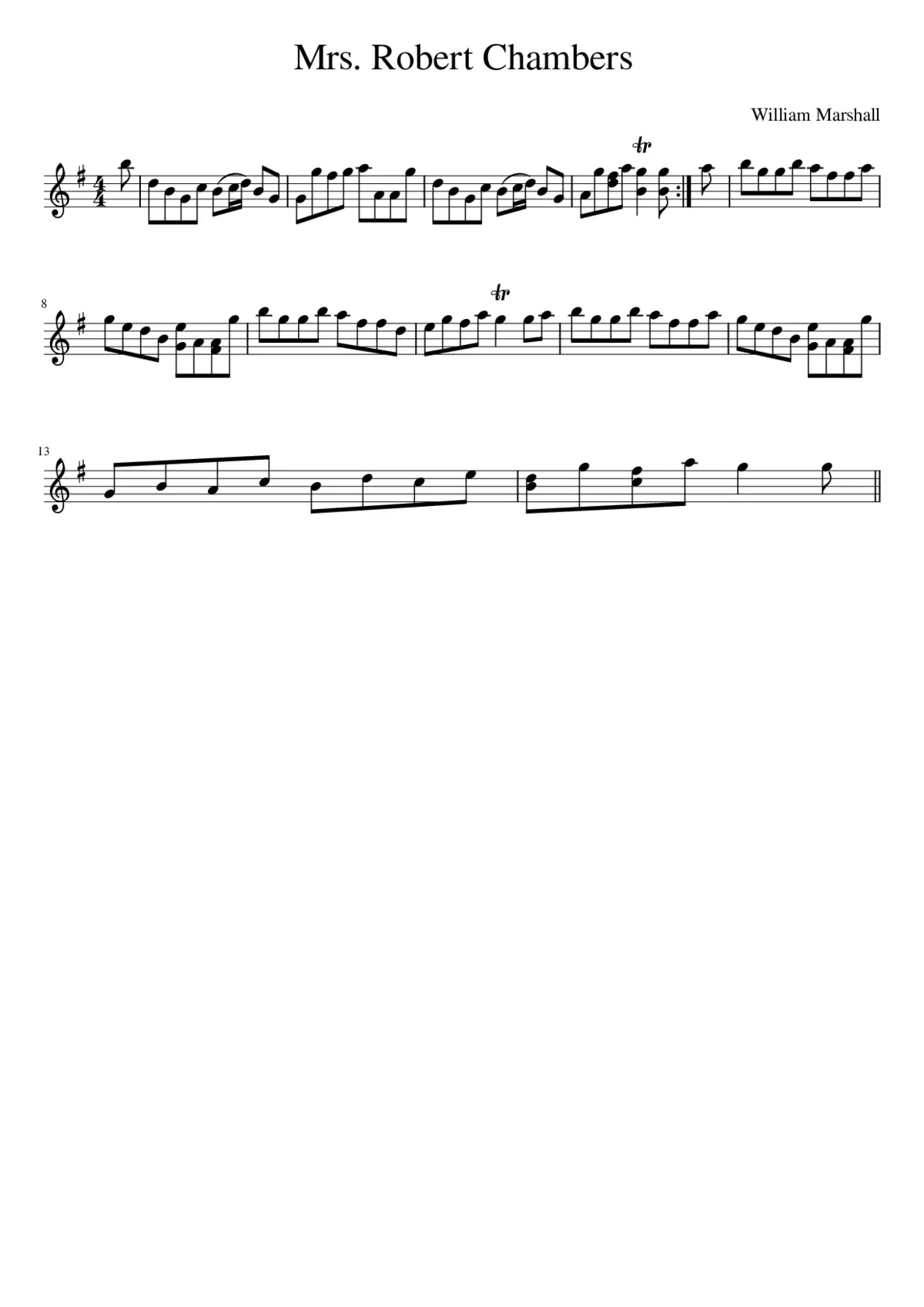 Mrs. Robert Chambers - Page 1