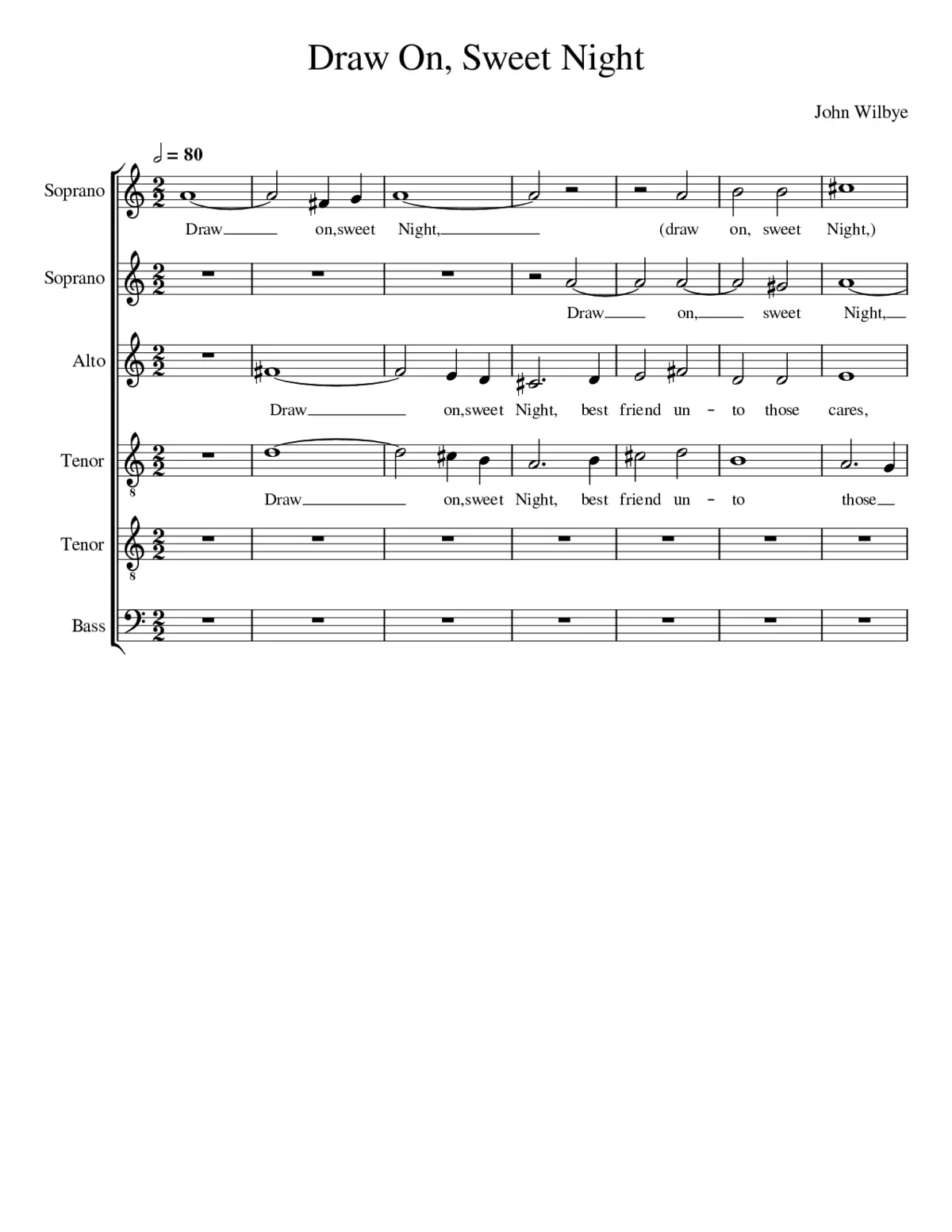 Draw on sweet night - Page 1