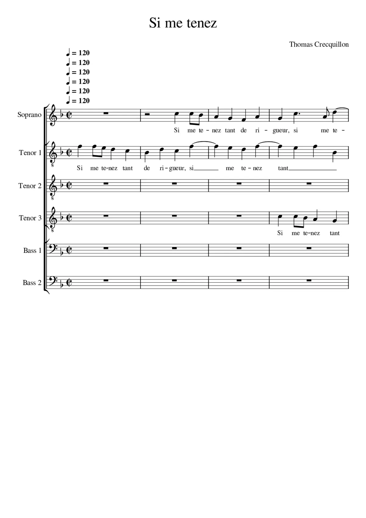 Si me tenez - Page 1